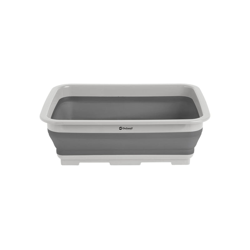 Outwell Collaps Wash Bowl With Drain Plug Grey Mist