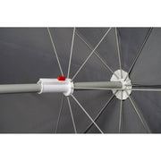 Bo-Camp Parasol Articulated Arm Polyester Dia 200cm Grey Bo-Camp - UK Camping And Leisure