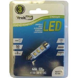 Vechline Led 42Mm Festoon 3Smd 05W Bulb 15937183 Vechline - UK Camping And Leisure