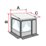 Fiamma ZIP 300 Privacy Room Large Fiamma - UK Camping And Leisure