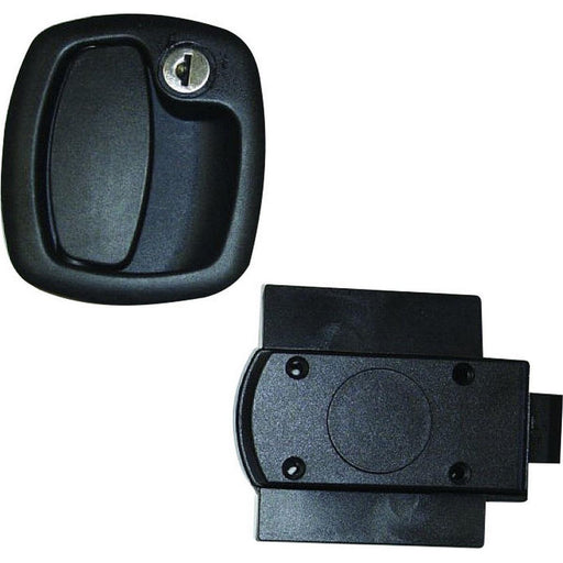 Locker / Garage Lock Black Nova - UK Camping And Leisure