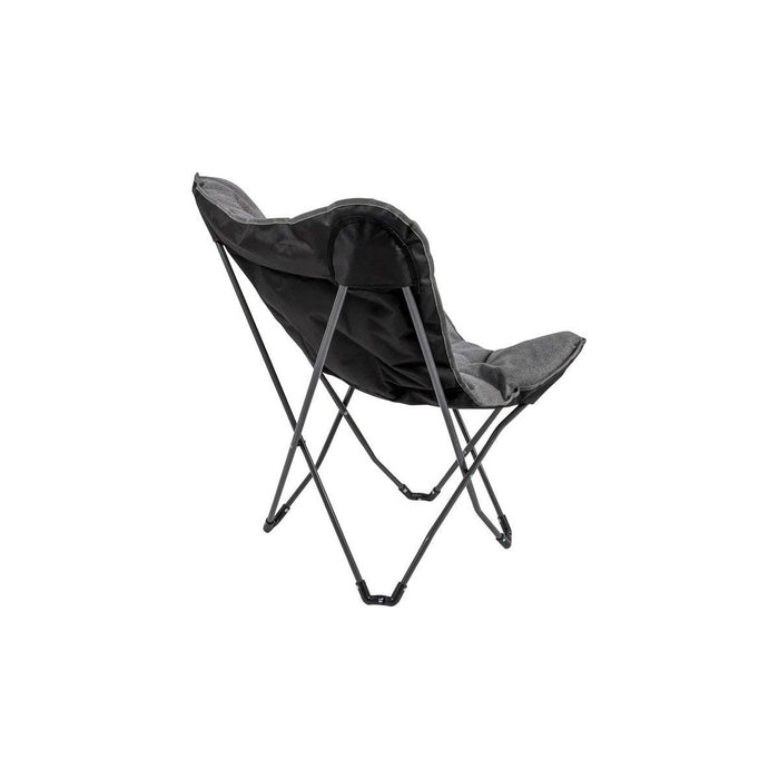 Bo-Camp Urban Collection Butterfly Chair Grainger M Grey Bo-Camp - UK Camping And Leisure