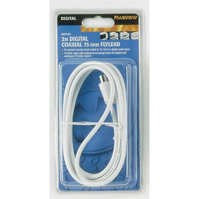 Maxview Digital Coax Fly Lead 2M H87020M Maxview - UK Camping And Leisure