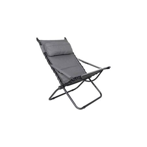 Crespo Lounger AP/262 Tex Comfort Light Grey Crespo - UK Camping And Leisure