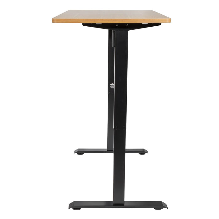 Dellonda Single Motor Adjustable-Height Electric Sit/Stand Desk - Oak Desktop Dellonda - UK Camping And Leisure