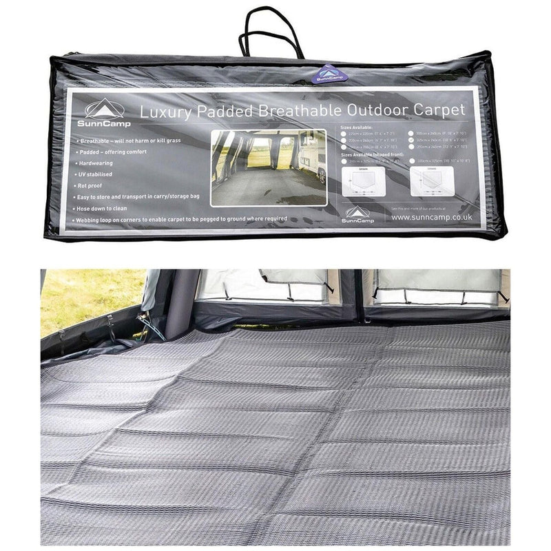 Awning Carpet Sunncamp Swift / Dash / Ultima 260 Luxury Padded 260cm x 240cm SunnCamp - UK Camping And Leisure