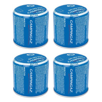 4x Campingaz C206 Butane Gas Cartridge Lock System 190g Camping Outdoors