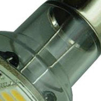 8 LED BA15D Long Neck Spot Bulb Warm White