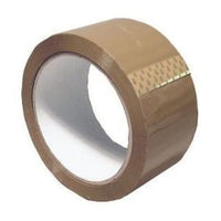 Brown Polypropylene Tape 66M PPB50X66A