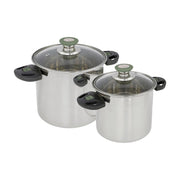 Bo-Camp Cookware Set Elegance Compact 2 RVS Bo-Camp - UK Camping And Leisure