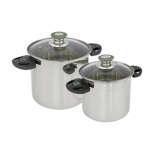 Bo-Camp Cookware Set Elegance Compact 2 RVS Bo-Camp - UK Camping And Leisure