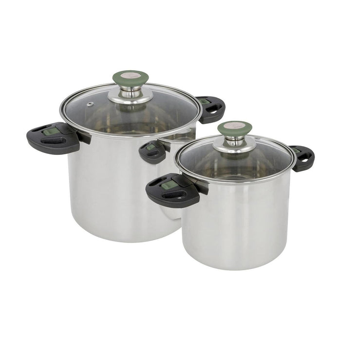 Bo-Camp Cookware Set Elegance Compact 2 RVS Bo-Camp - UK Camping And Leisure