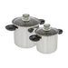 Bo-Camp Cookware Set Elegance Compact 2 RVS Bo-Camp - UK Camping And Leisure