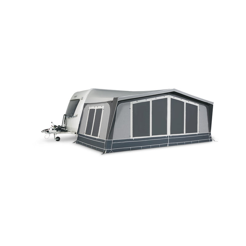 Dorema Diamond XL 270 De Luxe Charcoal All Season Full Caravan Awning | full awning, poled frame, lightweight, annex