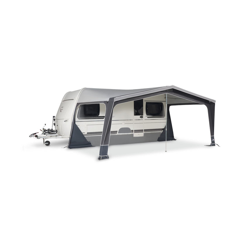 Dorema Diamond XL 270 De Luxe Charcoal All Season Full Caravan Awning | full awning, poled frame, lightweight, annex