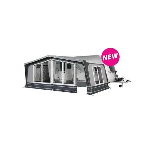 Dorema Diamond XL 270 De Luxe Charcoal Caravan Awning Dorema - UK Camping And Leisure