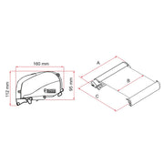 Fiamma F80s 400 Awning Polar White - Royal Grey Fabric (07830E01R) - Image 5 of 8 | Awning & Accessories > Awnings | UK Camping and Leisure