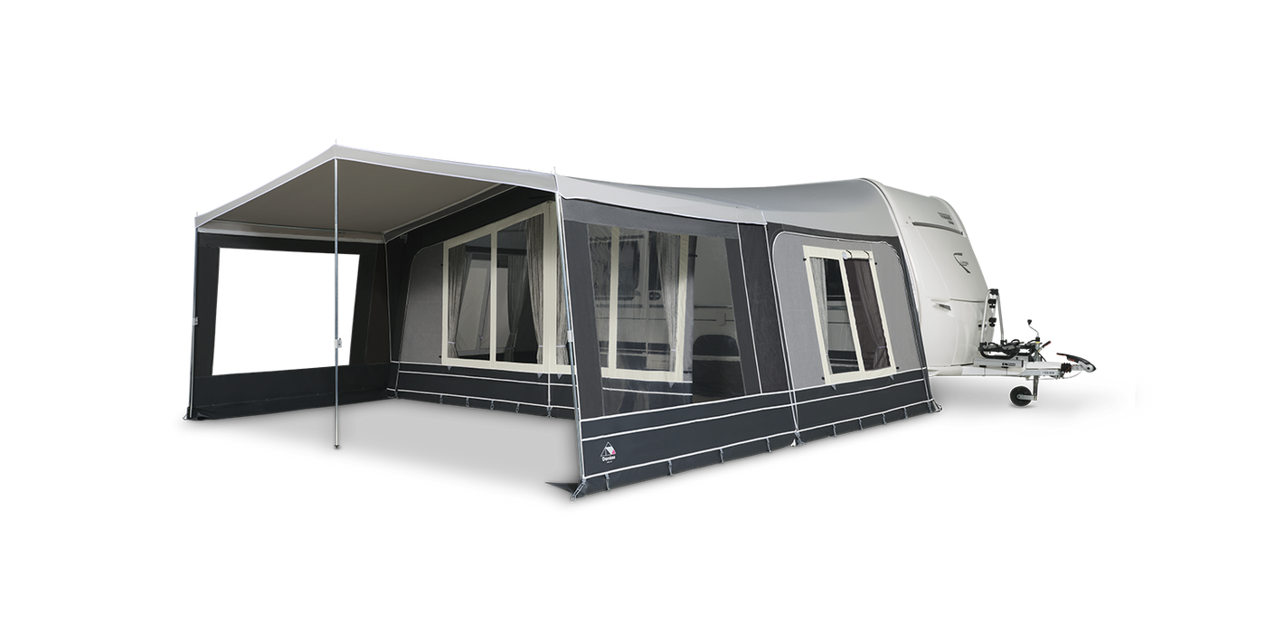 Dorema Locarno Plus Roof Grey Caravan Awning Dorema - UK Camping And Leisure