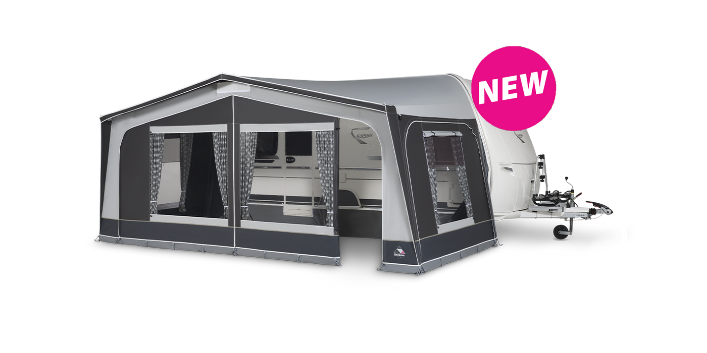 Dorema Monza 240 Charcoal Caravan Awning Dorema - UK Camping And Leisure