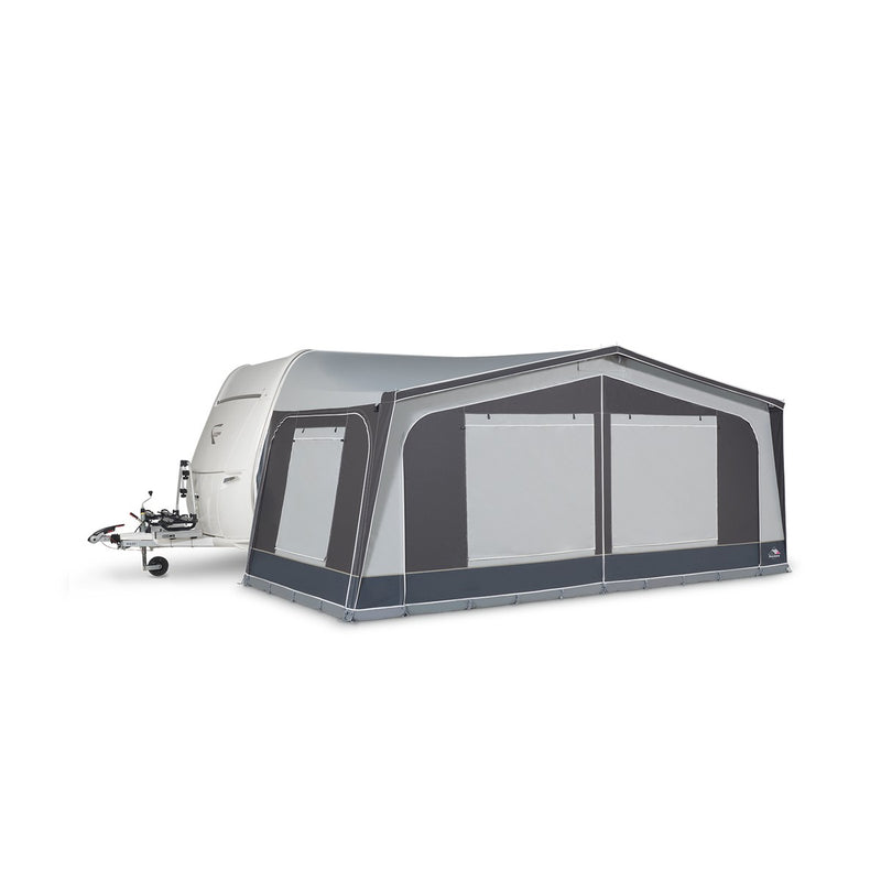 Dorema Monza 240 De Luxe Caravan Full Awning Charcoal | poled frame, lightweight, annex, touring caravan