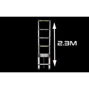 RoofBunk Roamer Hard Shell Roof Tent Extra 2.3m Telescopic Ladder RoofBunk - UK Camping And Leisure