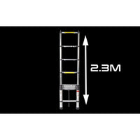 RoofBunk Roamer Hard Shell Roof Tent Extra 2.3m Telescopic Ladder