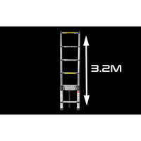 RoofBunk Roamer Hard Shell Roof Tent Longer 3.2m Telescopic Ladder