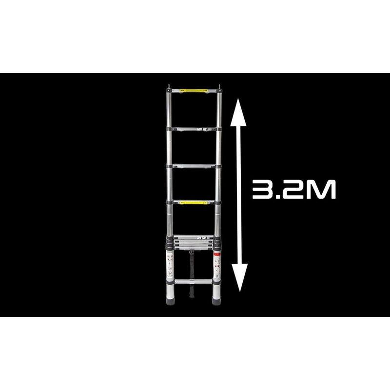 RoofBunk Roamer Hard Shell Roof Tent Longer 3.2m Telescopic Ladder RoofBunk - UK Camping And Leisure