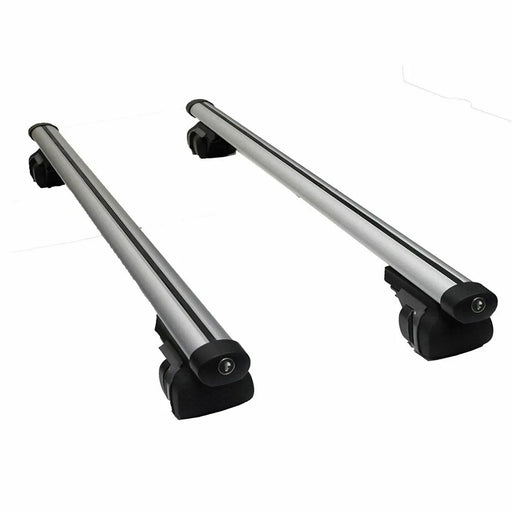 Summit SUM-002 Roof Bar to Fit Cars with Running Rails, Aluminium 1.2m,Siliver Summit - UK Camping And Leisure