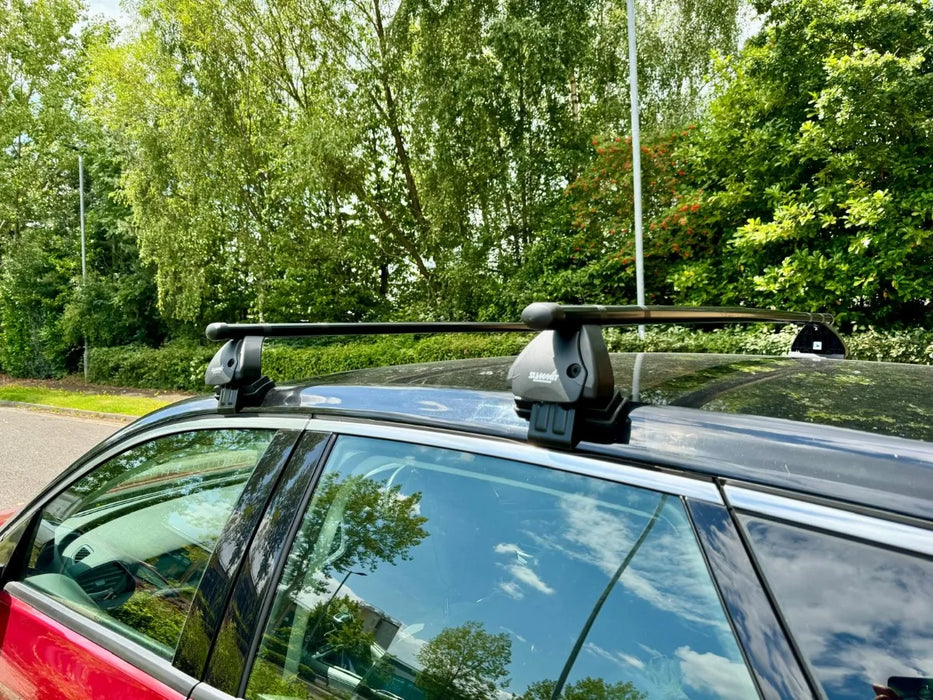 Summit Premium Steel Roof Bars fits Volkswagen Passat B6 2005-2014 Saloon 4-dr with Normal Roof Summit - UK Camping And Leisure