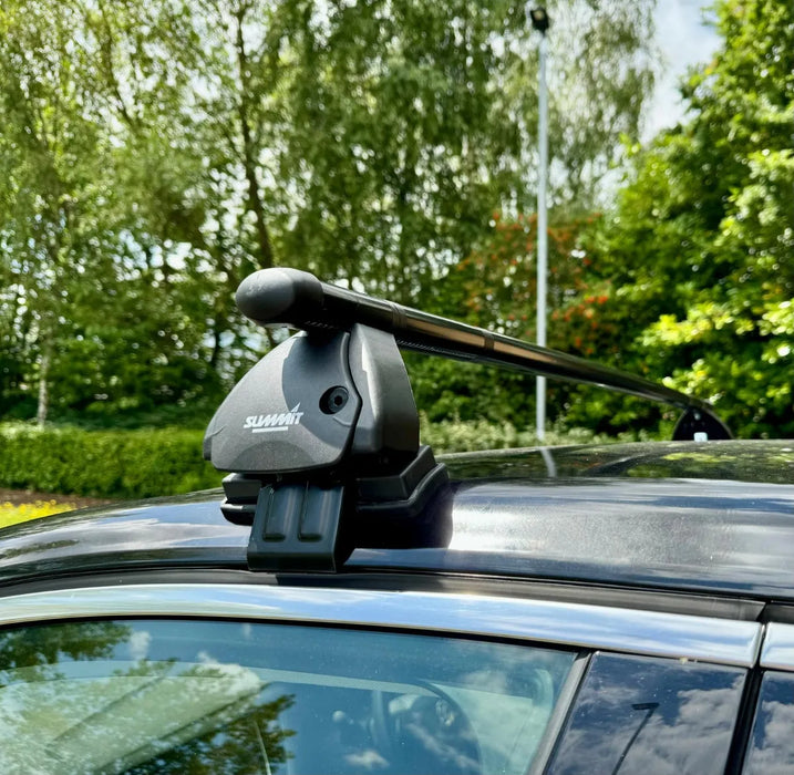 Summit Premium Steel Roof Bars fits Volkswagen Passat B6 2005-2014 Saloon 4-dr with Normal Roof Summit - UK Camping And Leisure