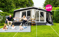 Dorema Diamond XL 270 De Luxe Charcoal Caravan Awning Dorema - UK Camping And Leisure