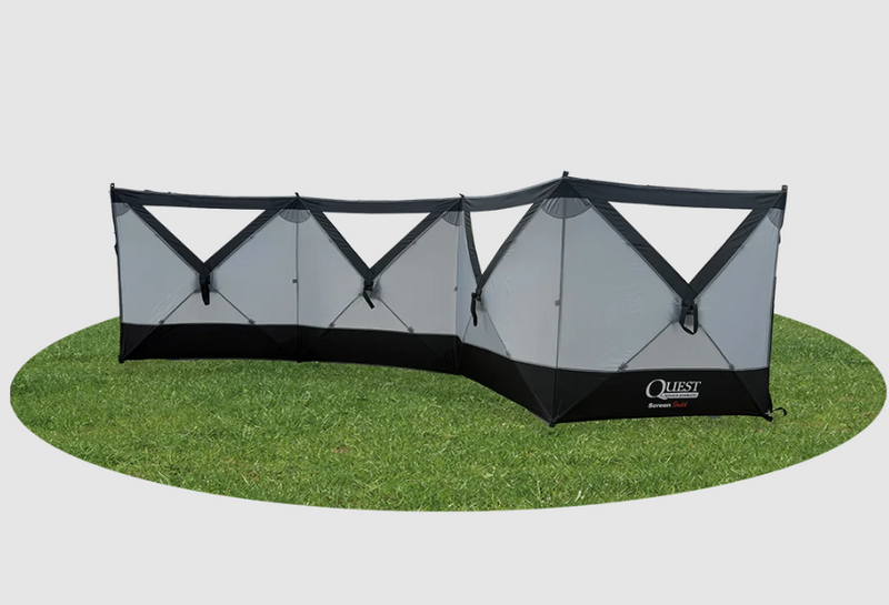 Quest Screen Shield Quad Vision Pop Up Windbreak With Windows