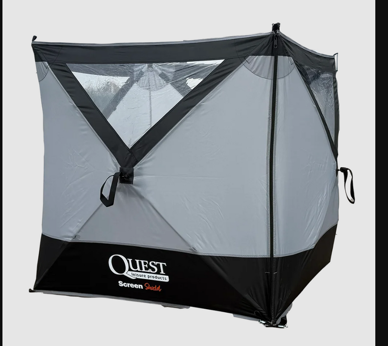 Quest Screen Shield Quad Vision Pop Up Windbreak With Windows