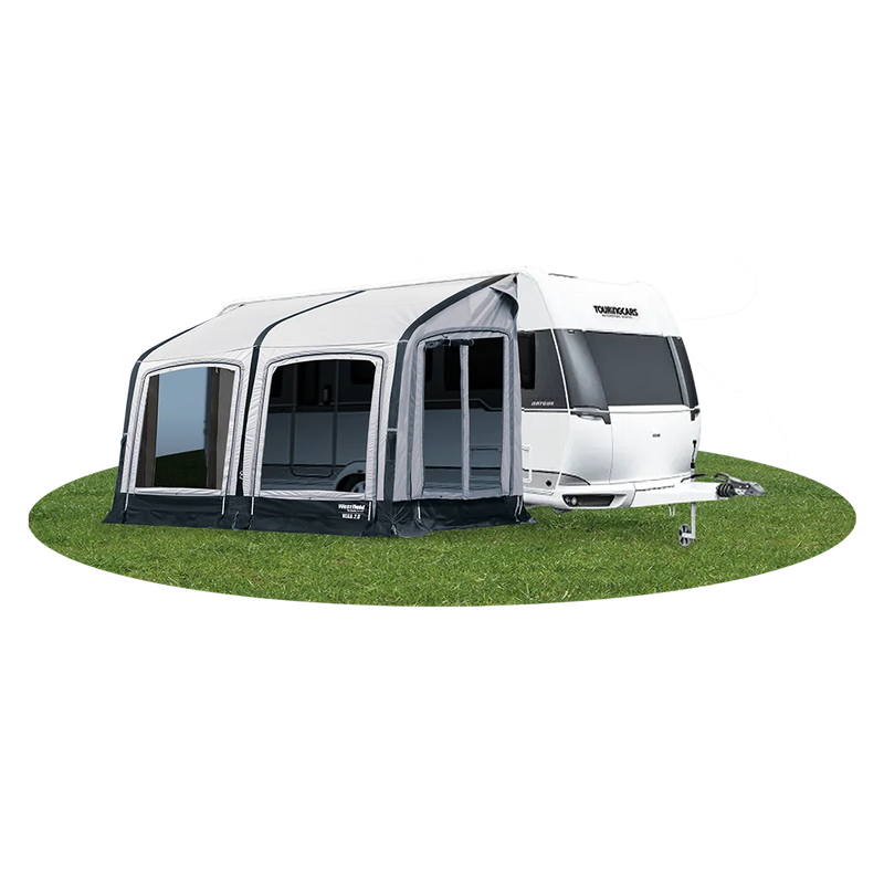 Westfield Vega 2 375 Air Porch Awning for Caravan 235 - 255cm | air frame, annex, touring caravan, shelter