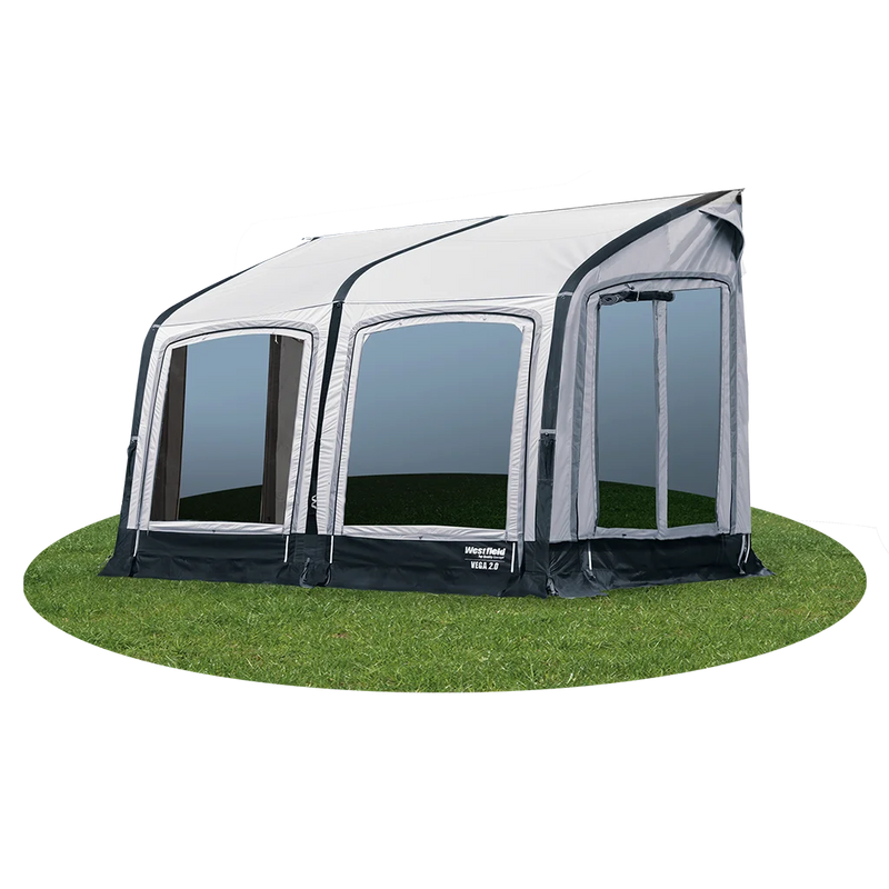 Westfield Vega 2 375 Air Porch Awning for Motorhome 255 - 285cm | air frame, annex, campervan, shelter
