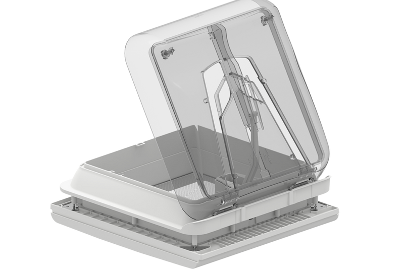 Fiamma Crystal Vent 28 F Rooflight Roof Sky Light Flyscreen Caravan Motorhome 07902-01B