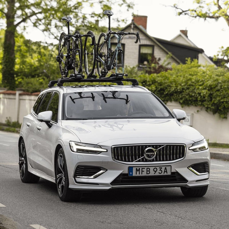 Thule Front Wheel Holder front wheel holder roof bike rack aluminium Roof Bike Rack Thule - UK Camping And Leisure