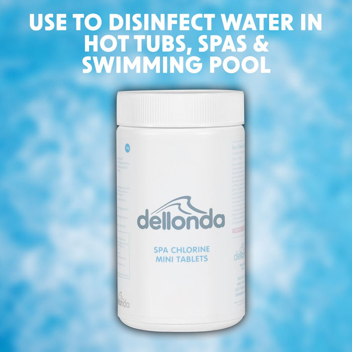 Dellonda Chlorine Mini Tabs for Hot Tubs/Spas & Swimming Pools 1kg DL51 Dellonda - UK Camping And Leisure