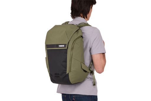 Thule Paramount bike commute backpack soft green 28L Thule - UK Camping And Leisure