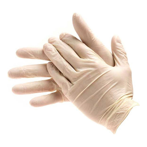 Triple QX Powder Free Latex Gloves (Small Box of 100): Durable & Comfortable Gl Triple QX - UK Camping And Leisure