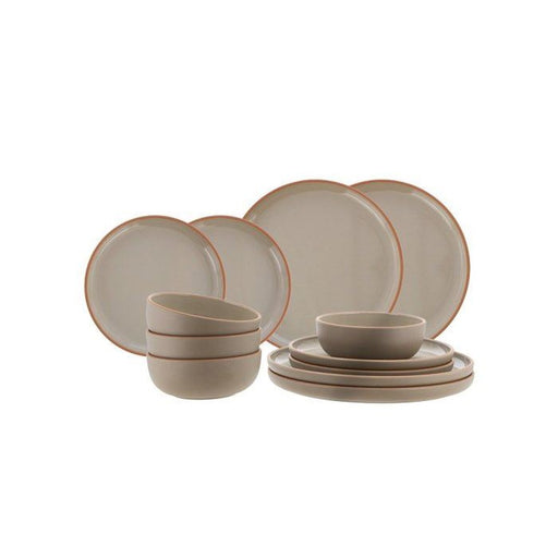Travellife Avila (Rpet) Dinner Set 12Pc Taupe | UK Camping and Leisure