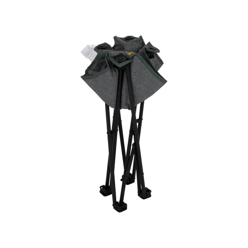 Bo-Camp Industrial Collection Stool Mentone Steel Green Bo-Camp - UK Camping And Leisure