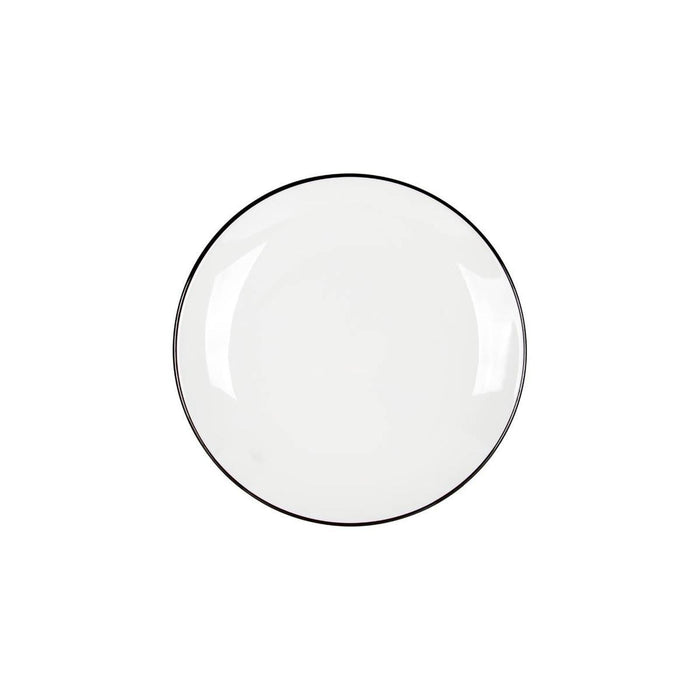 Gimex Linea Line Tableware Black 12 Pieces Gimex - UK Camping And Leisure