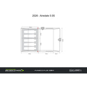 Outdoor Revolution Airedale 5.0S Air Tent 5 Berth Family Tent Inc Footprint - View 14