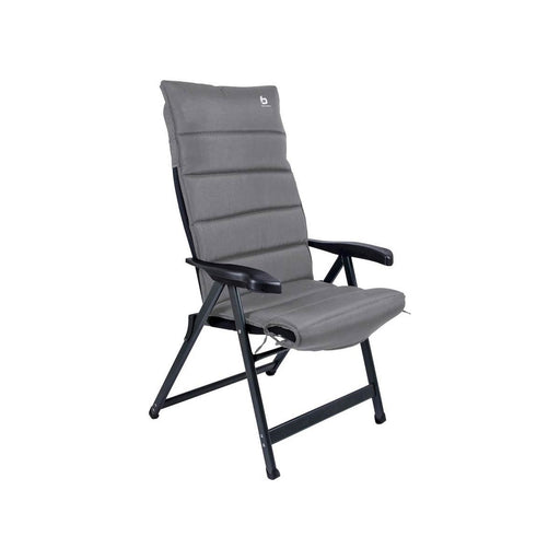 Bo-Camp Chair Cushion Universal Padded Polyester Grey Bo-Camp - UK Camping And Leisure