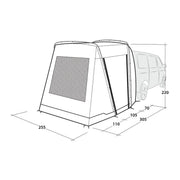 Outwell Desert Van Driveaway Awning Campervan 175-205cm Low - View 15