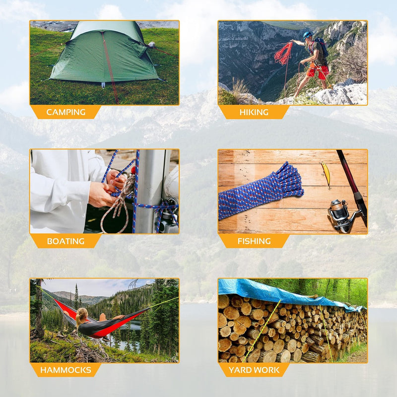 Multi Purpose Rope 30M 20560 Milestone Camping - UK Camping And Leisure
