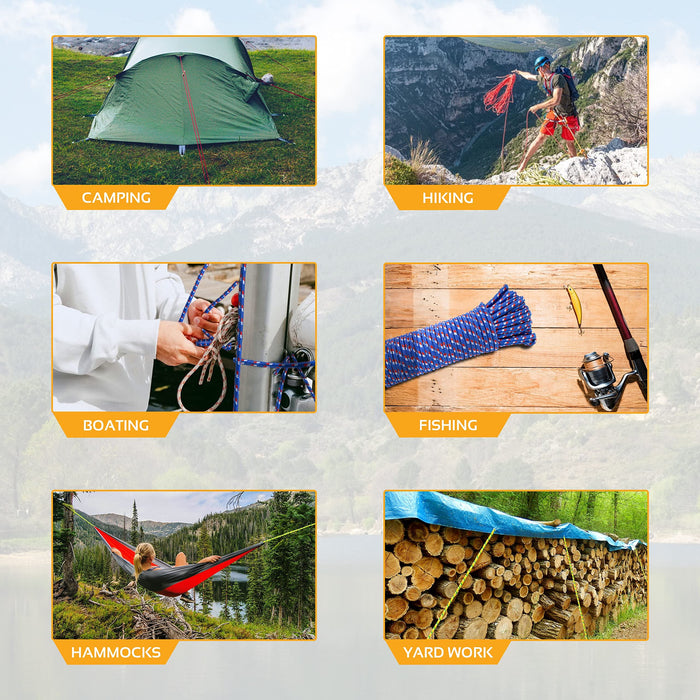 Multi Purpose Rope 30M 20560 Milestone Camping - UK Camping And Leisure