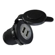 W4 Compact Double Usb Charging Socket 00161 W4 - UK Camping And Leisure